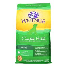 Wellness Pet Products Dog Food - Lamb and Barley Recipe - Case of 6 - 5 lb.