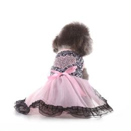 Dog Print Princess Dress (Color: 7, size: S)