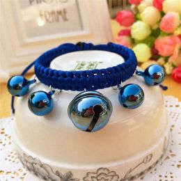 Adjustable Woven Collars (Color: 9 Royal Blue, size: M)