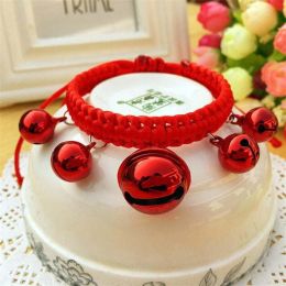 Adjustable Woven Collars (Color: 4 Red, size: L)