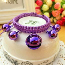 Adjustable Woven Collars (Color: 10 Purple, size: S)