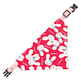 Adjustable Dog Bib Collar (Color: Pattern J, size: S)