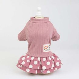 Cat Dog Wedding Dress Yorkshire Clothes Vest (Color: Pink, size: Xl)