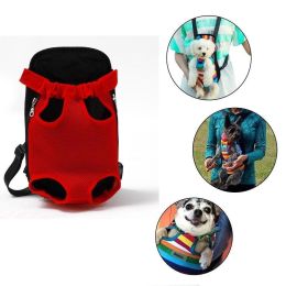 Mesh Pet Dog Carrier Backpack Breathable Camouflage Outdoor Travel Products Bags For Small Dog Cat Chihuahua Mesh Backpack (Color: Red, size: 28Cm*18Cm)