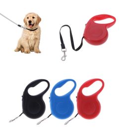 Durable Dog Leash Automatic Retractable Nylon Dog Lead Extending Puppy Walking Leads For Small Medium Dogs 3M / 5M Pet Products (Color: Blue, size: 3M)