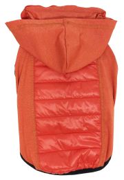 Pet Life 'Apex' Lightweight Hybrid 4-Season Stretch and Quick-Dry Dog Coat w/ Pop out Hood (Color: Red, size: small)